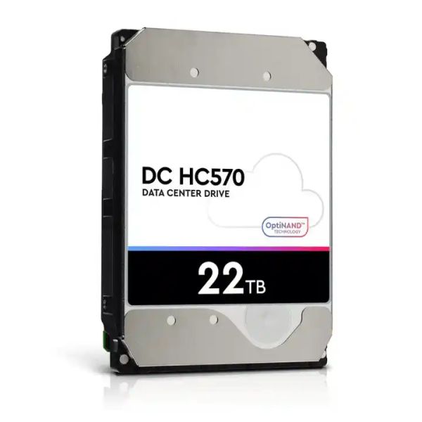 DC HC570 22TB SAS 12GB/S 3,5 polegadas 512MB 7200 RPM Servidor interno de disco rígido 22TB HDD SAS 3.5 WUH722222al5204