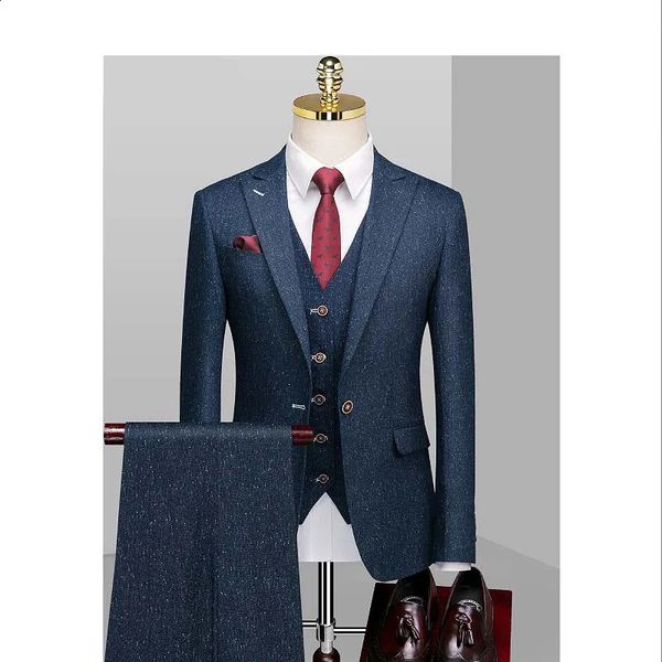 Herrenanzüge, Blazer, maßgeschneidert, Bräutigam, Hochzeitskleid, Blazer, Hosen, Business, hochwertige klassische Hosen SA09 5599 231116