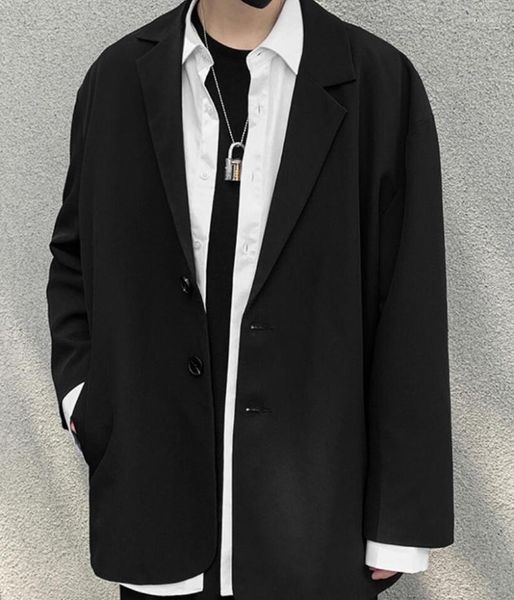 Мужские куртки повседневное костюм мужской осень свободный топ все жареное уличное пальто маленькая единая корейская версия