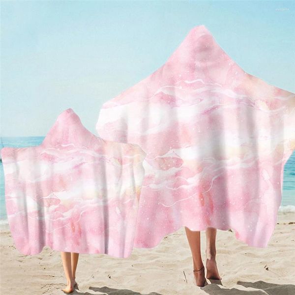 Asciugamano Ice Magic con Cappuccio Bagno in Microfibra per Adulti Bambini da Spiaggia