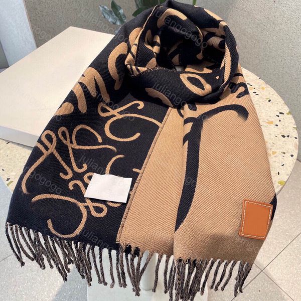 Designer-Schal aus Kaschmir für Herren und Damen, Designer-Luxusmode, Pashmina, warme Winter-Wickel, Unisex, lässig, trendige Schals, Mützen, Khaki-Umhang-Accessoires