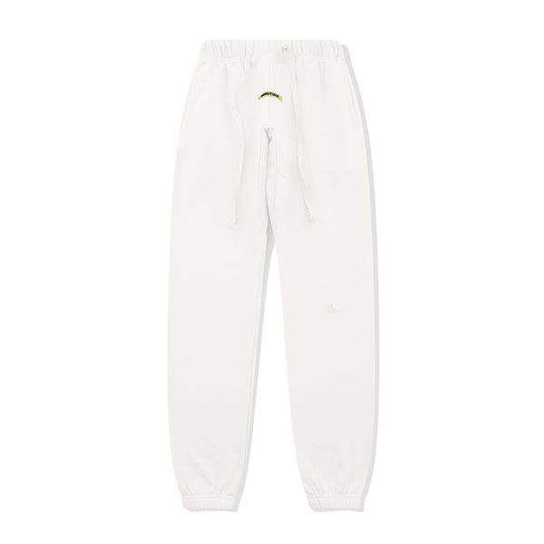 Pantaloni in peluche a doppio filo autunno e inverno per uomo e donna, stesso stile di pantaloni casual per la protezione dei piedi di marca High Street Fashion