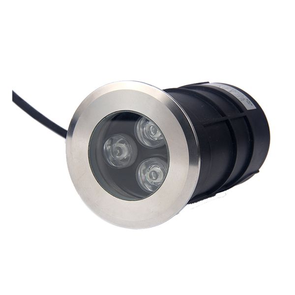 3W 75MM de diâmetro LED Subaquático Luz de alta potência LED para piscina Lâmpada de fonte LED IP68 AC/DC12V 24V Entrada SMUW-05