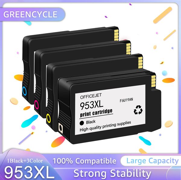 Cartuchos de toner Greencycle 953XL 953 Substituição de cartuchos de tinta para impressoras HP Officejet Pro 8710 8715 8716 8718 8719 8720 Series 8725 8730 231116