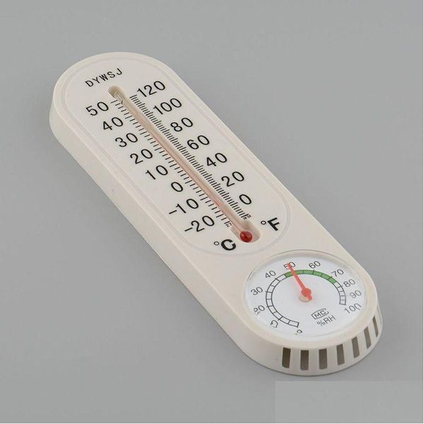 Haushaltsthermometer Analoges Haushaltsthermometer Hygrometer Wandmontiertes Temperatur-Feuchtigkeitsmessgerät 400 Teile/los Drop-Lieferung nach Hause G Dhgkf