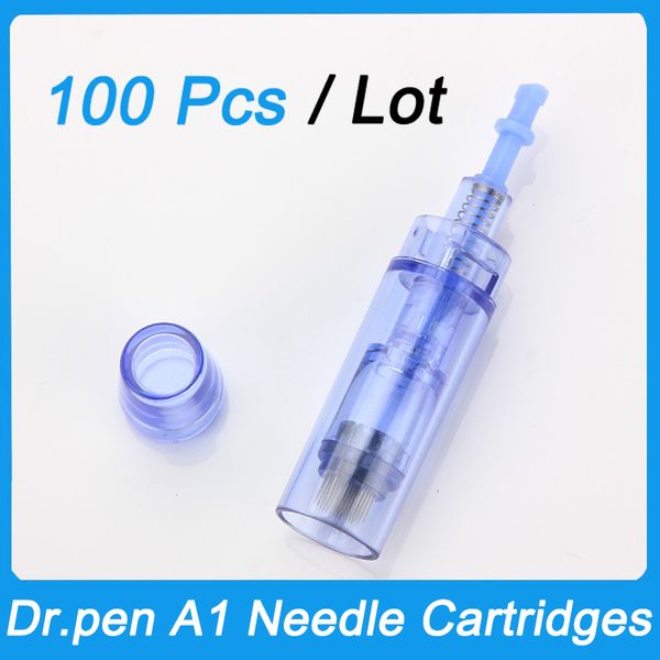 Cartuccia ad ago da 100 pezzi per Dr.pen A1 Pin monouso diretti in fabbrica Derma Pen Mirconeedling Dr pen Ultima A1 Baionetta MTS Consigli Meso Therapy Dermapen Testa di ricambio