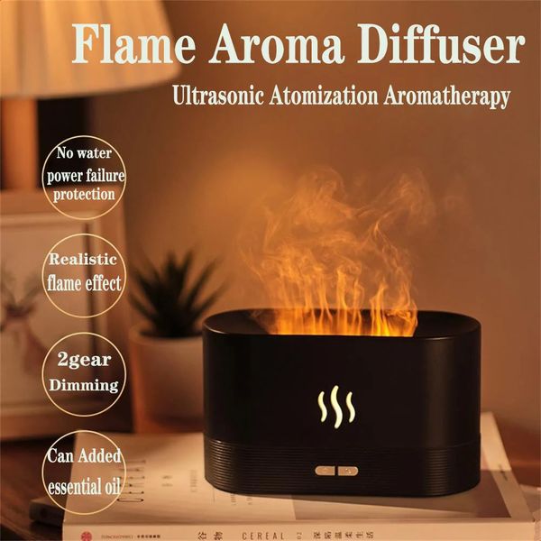 Andere Hausgarten-Flammen-Aroma-Diffusoren, Luftbefeuchter, Ultraschall-Kühlnebelgerät, USB-Raumduft-Nebelhersteller, Diffusoren für ätherische Öle 231116