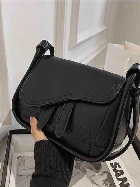 Designer-Tasche, Umhängetasche, Rucksack, Einkaufstasche, berühmt, cool, praktisch, großes Fassungsvermögen, einfarbig, Umhängetasche, tolle Geldbörse, lässig, quadratisch, Leinen, Perlen-Müllsack