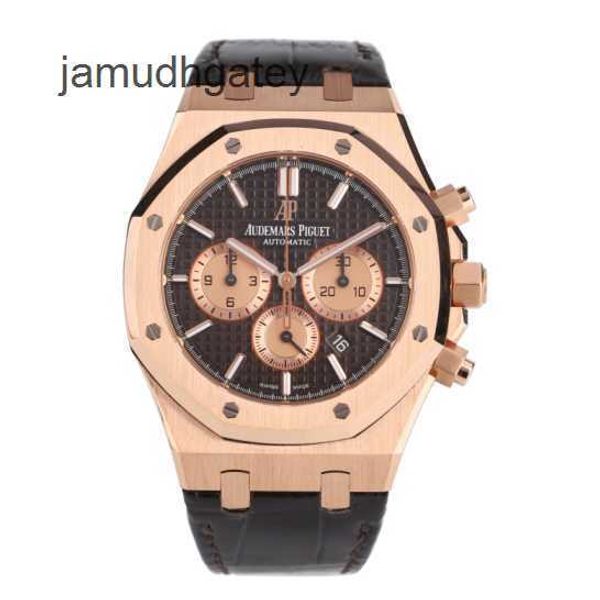 AP Swiss Luxury Watch 26331or.oo.d821cr.01 Royal Oak Series 18k Rose Gold Relógio mecânico automático masculino