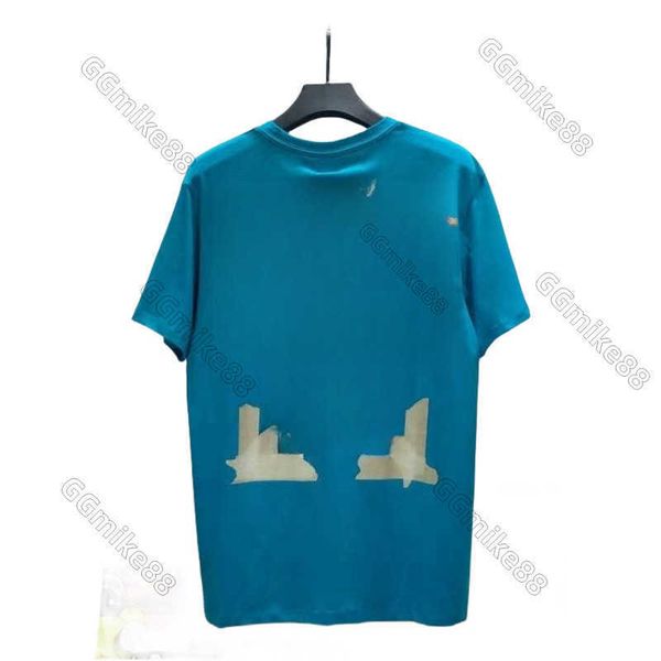 maglietta bianca T-shirt Arrow Summer Finger Maglietta casual a maniche corte allentata per uomo e donna Stampa doratura x sul retro Maglietta da uomo firmata Polo MVBE