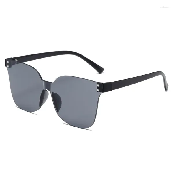 Солнцезащитные очки Безрамные очки «Все в одном» Многоугольный маленький дисплей для лица Высококачественный