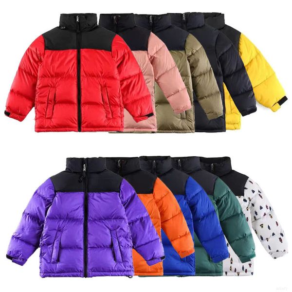 Kids Down Coat Winter Boy Girl Baby Outerwear Jackets Teen Clothing Hooded Thick Warm Outwear Coats Children Wear Jacket Fashion Classic Packas 5 Colors