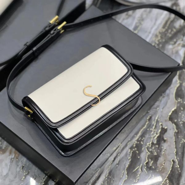 2024 Damen Echtes Leder Cross Body Clutch Taschen mit Riemen Solferino Luxus Designer Tasche Mode Geldbörsen Vintage Handtasche Gepäck Herren Dame Strand Schulter Reise b