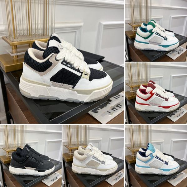 Designer-Sneaker für Herren, Plateau-Sneaker, Damen-Sneaker, Leder, Brotschuhe, Mesh-Trainer, Schnür-Sneaker, Trainer mit Gummisohle, klobige Schuhe, Größe 35–46