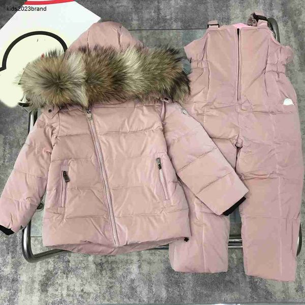 Neuer Kindermantel für Kinder, Designer-Kleidung für Kleinkinder, Winterkleidung, Größe 0–12 T, Kinderjacke mit Kapuze und Strap-Down-Hose, 15. Nov