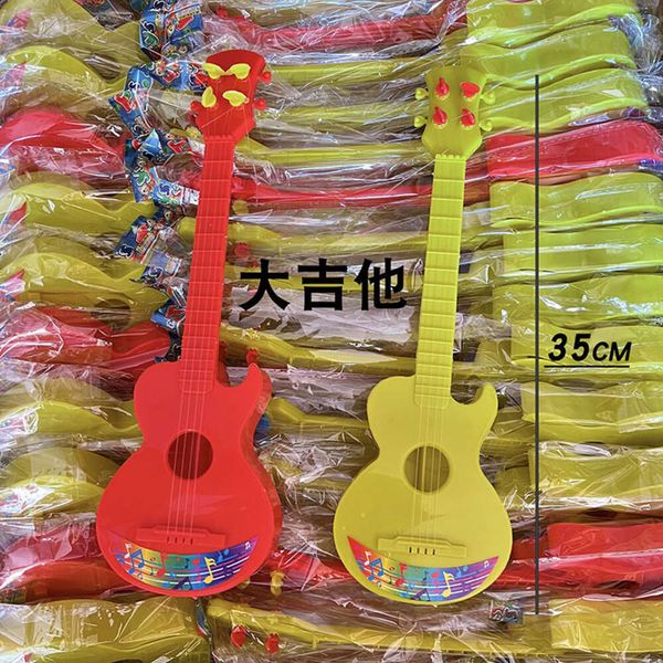 Commercio all'ingrosso Baby Music Sound 35CM Mini chitarra strumenti musicali giocattoli giocabili regali per bambini