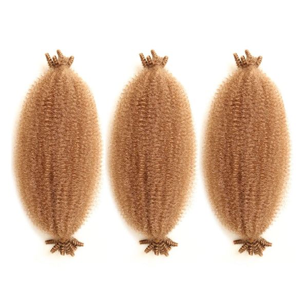 Federndes Afro-Twist-Haar, 40,6 cm, verworrenes Twist-Haar, vorgetrennte Zöpfe, Afro-Locken-Twist-Haar für Schmetterlings-Locs-Flechtungen