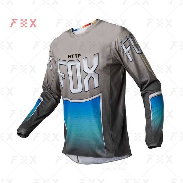 2023 T-shirt da uomo 2023 Maglietta da motocross ad asciugatura rapida Maglietta Mx Mountain Bike Bmx Dh Mtb Http Fox Maglia da ciclismo da uomo Maglia Messico 180 360 Y99