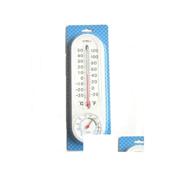 Ev Termometreleri Analog Ev Termometresi Higrometre Duvara Monte Sıcaklık Nem Damlası Ev Ev Bahçe Ev S DHUGQ