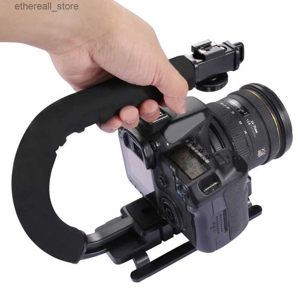 Estabilizadores em forma de U / C Estabilizador de suporte portátil único para Steadycam Todas as câmeras SLR e câmera DV doméstica Q231116