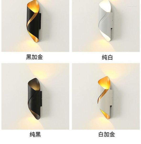 Wandlampen Glaslampe montierte LED-Leuchte Außen Wohnzimmer Dekoration Zubehör Bettkopf Smart