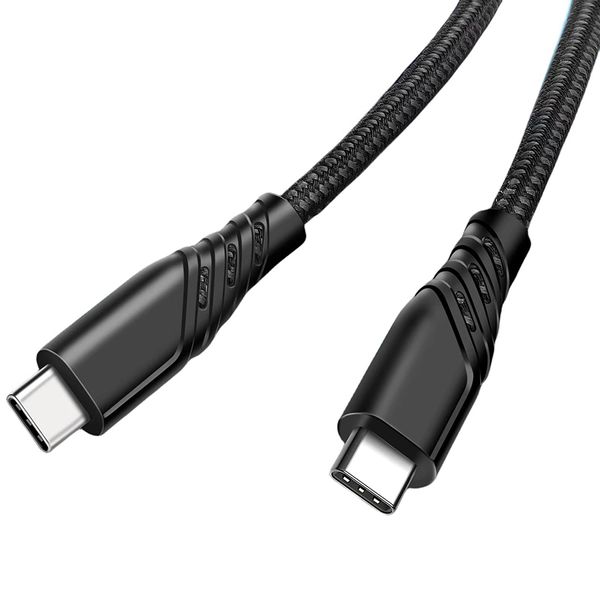 USB3.2 3.0 100 W 20 V 5 A 0,3 m/0,5 m/1 m/2 m/3 m Typ C auf C schwarz Schnelllade-USB-Kabel 20 Gbit/s Unterstützt 4K-Display mit Emark-Chip Neu