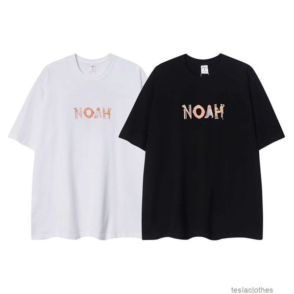 Tasarımcı Moda Giyim Lüks Tees Tshirts Yeni Noah Mısır Firavun Cross Co Br Ed Unisex Fashion Br Basit Yaz Gevşek Pamuk Kısa Kollu T-Shirt