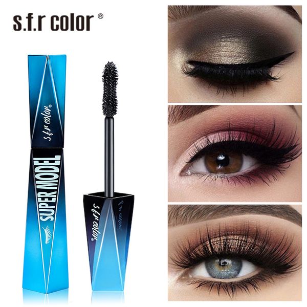 Mascara 4D Mascara Verlenging Waterproof Wimpers Eye Zwart Volume Met Zijdevezels Borstel Wimper Make-Up Tool Cosmetica