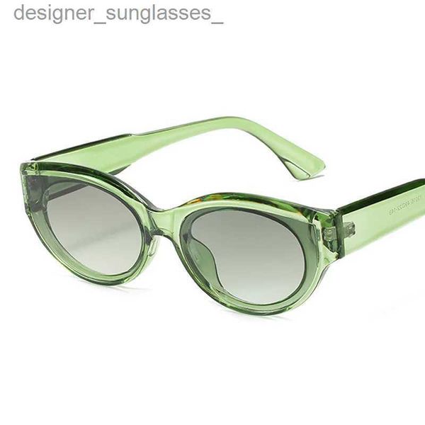 Óculos de sol personalidade gato olho óculos de sol mulher vintage pode cores gradiente óculos de sol feminino marca de moda senhoras hip hop gafas de soll231115