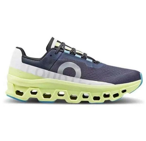 Scarpe da corsa Cloudmonster Cloud Monster Onclouds Eclipse Turmeric Iron Hay Lumos Nero 2023 Uomo Donna Trainer Sneaker Taglia 36-46 A1