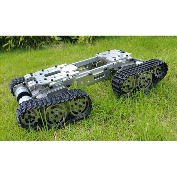 Freeshing Alaşım Metal Tank Şasi Traktör Tracler Denge Tank Şasisi RC Tank Montaj Kamyonu Robot Şasi Arduino Araba Ialqj