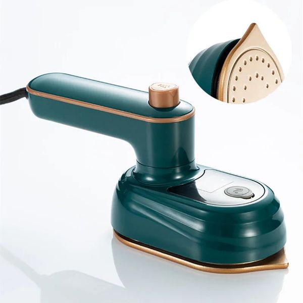 Andere Home Garden 220V110V Mini elektrische Dampfbügeleisen tragbare Haushaltsreise Handheld hängende Bügelmaschine Rotary Folding Garment Steamer 231115