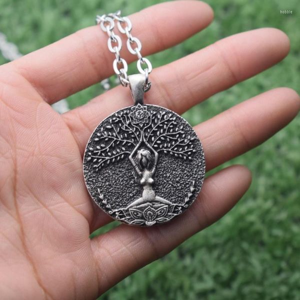 Catene Albero della vita Dea Collana Gioielli da donna Regalo spirituale