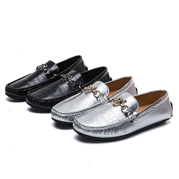 Echtes Leder Loafer für Herren Slip on Schuhe Fahren Flats Lässige Mokassins Herren Bequeme Mischfarben Herrenschuhe