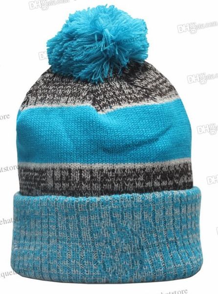 Neue Fußball-Sport-Streifen-Strickmütze mit Bündchen, Farbenmischung, Modefans, Auto, Bule, gestreift, Baseball, Sport-Mützen, Hüte, Knochen, Skullies, Bündchen, Kappen, Einheitsgröße, 16.-11. November