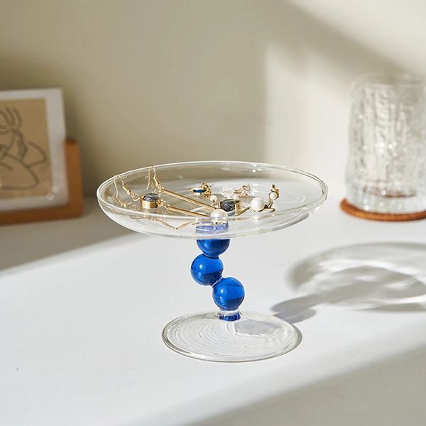 Vasi Klein Blue Bubble Vaso di vetro Nordic Home Decor Decorazione moderna della stanza Estetica Matrimonio Vaso per piante idroponico 231116