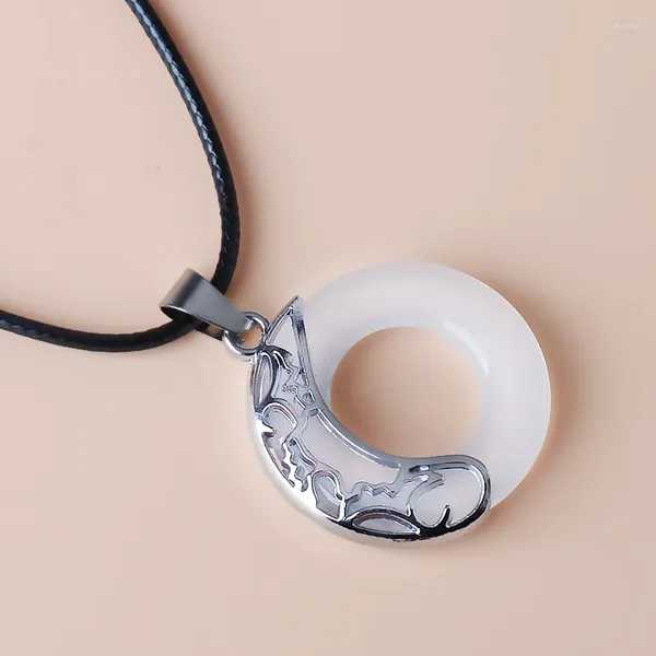 Anhänger Halsketten Tian Guan Ci Fu Huacheng Halskette Frau Himmel Beamte Segen Mann Runde Cosplay Xielian Mondlicht Schmuck