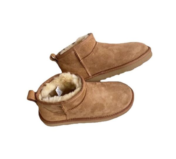 Abbraccio classico Stivali da neve Ultra Mini Pelle di pecora Pelliccia di peluche mantieni caldi stivali sacchetto per la polvere Tappeto morbido e confortevole Stivali casual scarpe bellissimo regalo