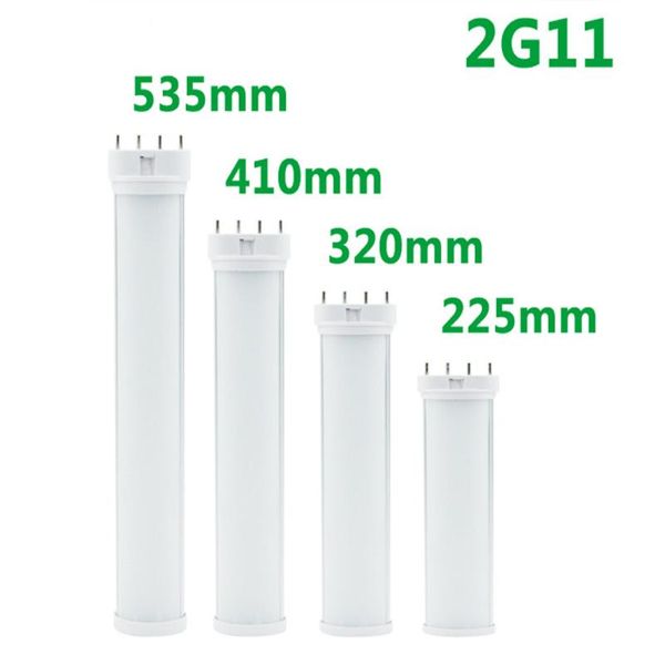 Лампы 10pcs 2G11 Светодиодная трубка Light 4pin Горизонтальная заглушка