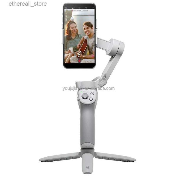 Stabilizzatori OM4/OSMO SE Stabilizzatore cardanico portatile a 3 assi Stabilizzatore per telefono cellulare Treppiede per fotocamera Gimbal Osmo mobile 4 OM5 nuovissimo Q231116