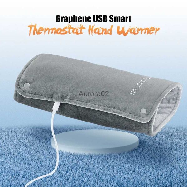 Riscaldatori di spazio Grafene Scaldamani elettrico Scaldamani USB lavabile Riscaldatore invernale Mani Piedi Borsa riscaldante Fisioterapia Coperta termica YQ231116