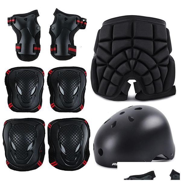 Tornozelo Apoio Tornozelo Suporte Skate Patinação no Gelo Engrenagem Protetora Cotovelo Hip Pads Pulso Guarda de Segurança Ciclismo Equitação Capacete Prot Dhue5