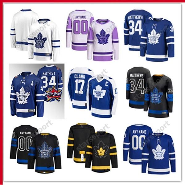 91 Tavares Toronto Maple Custom Leafs Maglie da hockey Wayne Simmonds Nicholas Robertson Matt Onuska Samuel Richard Victor Mete Timothy Liljegren Matthew Knies