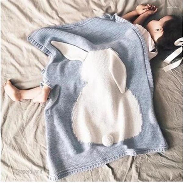 Coperte lavorate a maglia S Born Coperta per neonati Tappetino per gattonare Tappeto da gioco in cotone all'uncinetto Tappeto per animali Biancheria da letto per bambini Regalo per la doccia