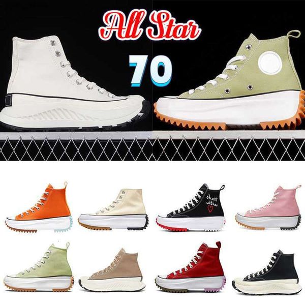 Scarpe firmate Donna Scarpe casual in tela Sneakers con piattaforma Run Star Hike hi sneaker Chucks All Star 70 AT-CX Hi Legacy mems Stivali da donna scarpe da ginnastica di moda