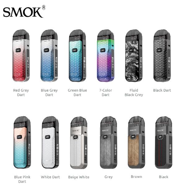 Perakende !! Smok Nord 5 Pod Sistem Kiti 2000mAh 80W 5ml Nord5 Pod Fit Rpm 3 Mesh Bobin Yan Doldurma Tankı E-Cigarette Authentic