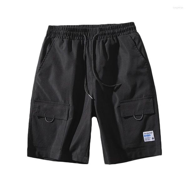 Herrenhosen 2023 Jogginghose Herren Koreanische Version Lässig 5 Punkte Sommer Shorts Einfarbig Schnelltrocknend Mode Jungen Große Pfanne