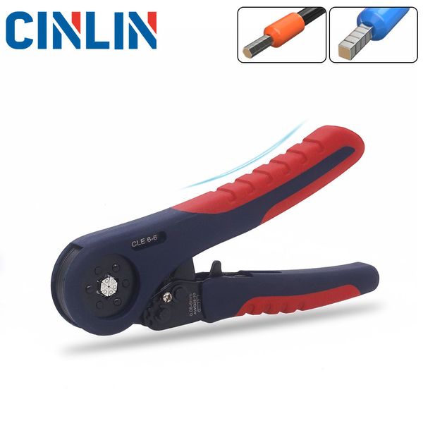 Alicates Ferramentas de Crimping Terminais 10s 0,08mm-10mm 25-7awg 6-6 0,08-6mm 25-10aWg Crimp Tubular Crimper Conjunto de Hand Clamp Kit 230414