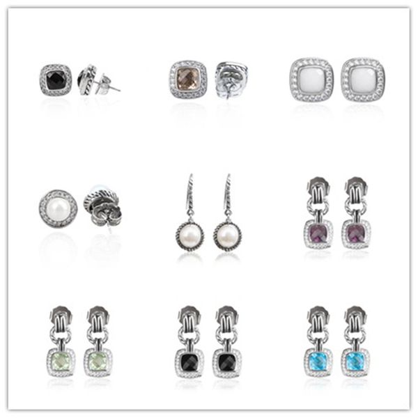 DY Vintage Ohrring Designer Schmuck Ohrstecker für Frau Mann Mode Haken Twisted Silber Nadel vergoldet Ohrringe Paar Geschenk Kostenloser Versand