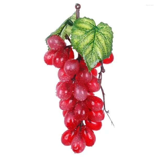 Decorazione per feste 10 pezzi Uva realistica Casa Frutta in plastica Puntelli artificiali Giocattolo per bambini realistico